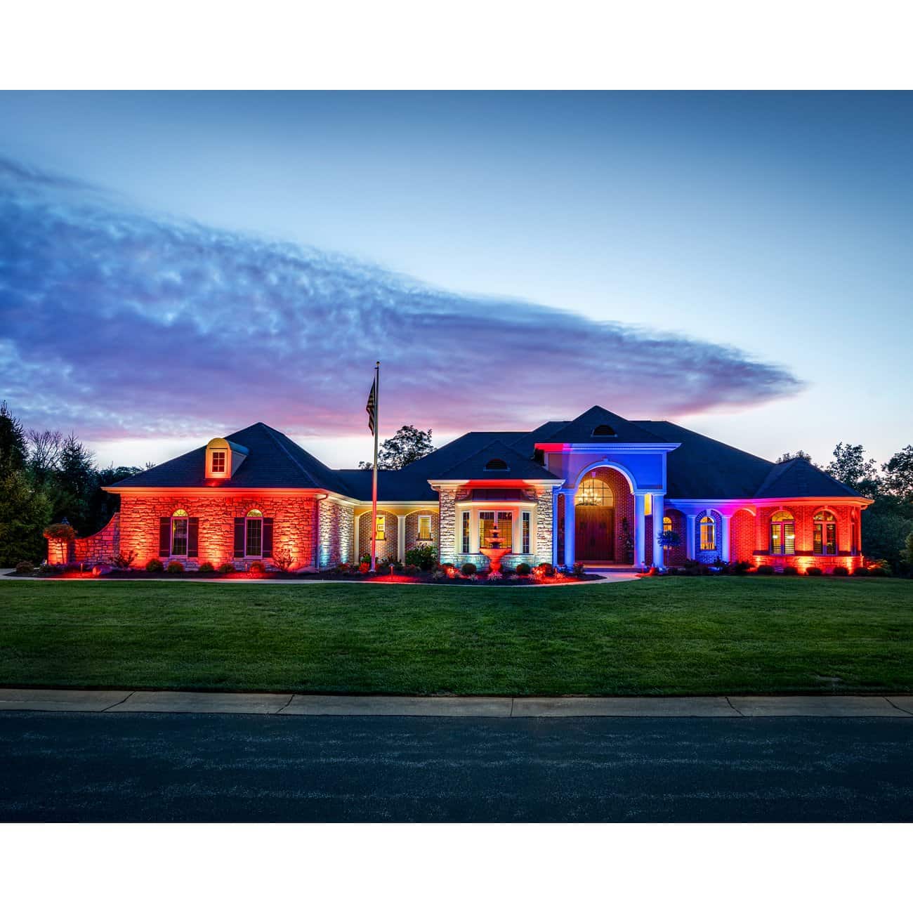 Full Color 6W WiFi Brass LED Up Light Up Lights Haven Lighting