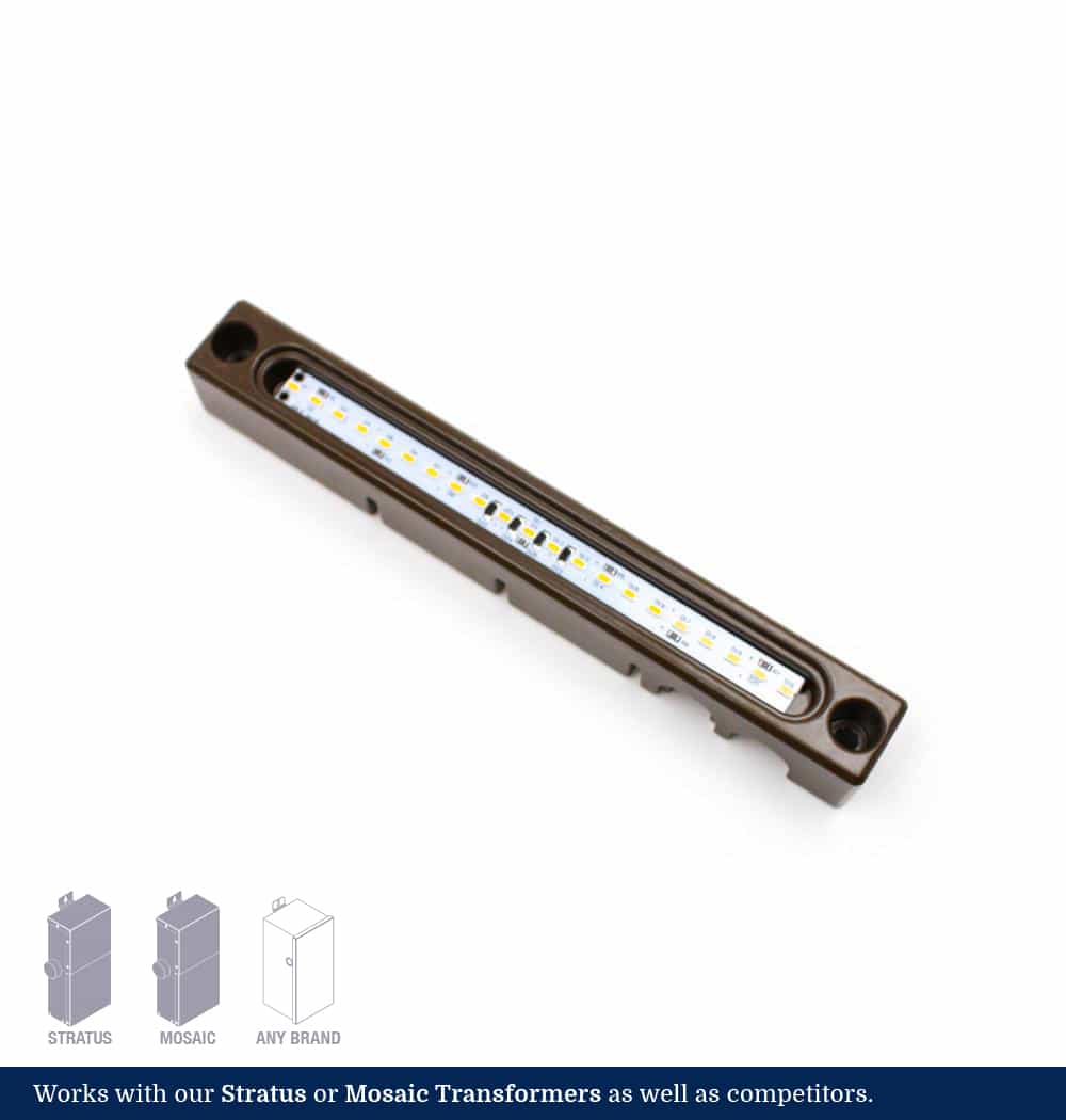 Brown Step Light / Capstone Light. 2700k. 3 Watt