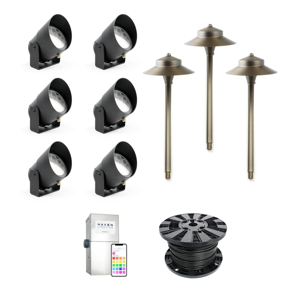 9 Series Full Color 6-Up/3-Path Light Package