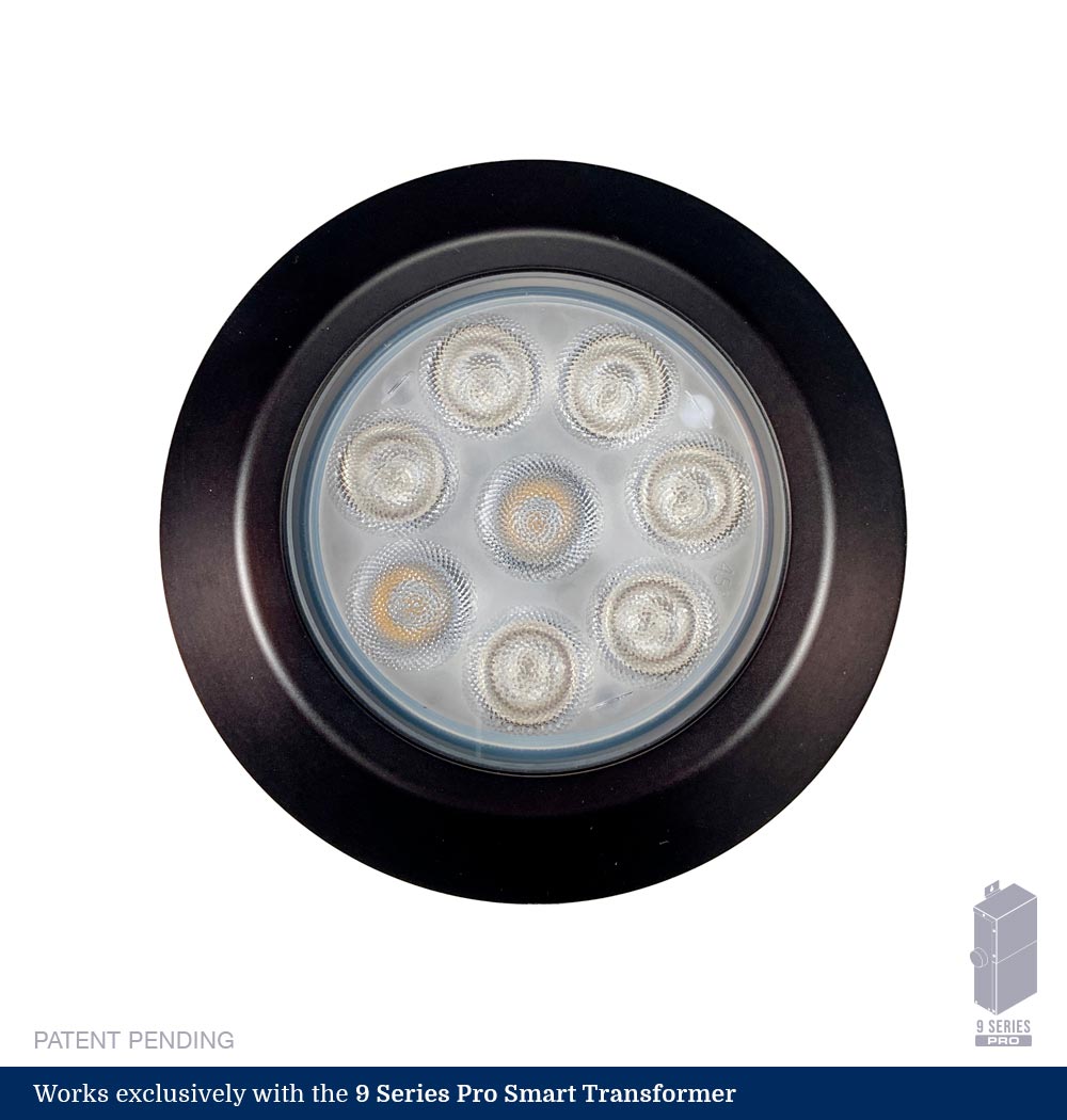 9 Series Pro Full Color 6W Bourbon Brass Core Drill / Well Lights