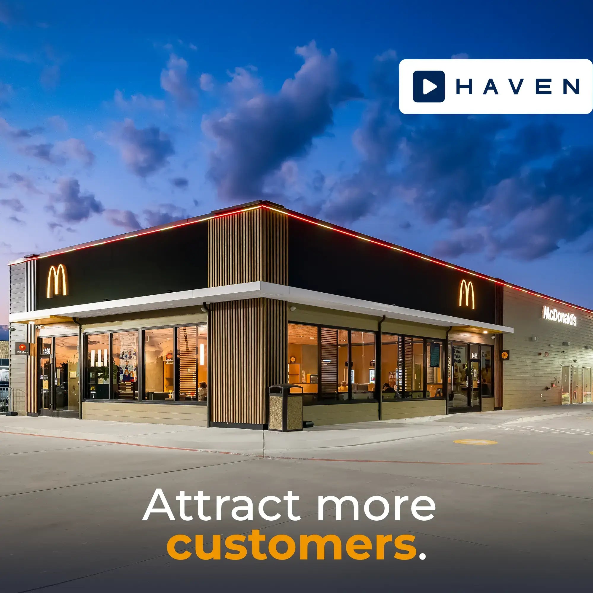 McDonalds with Haven Lighting Evolution Lights