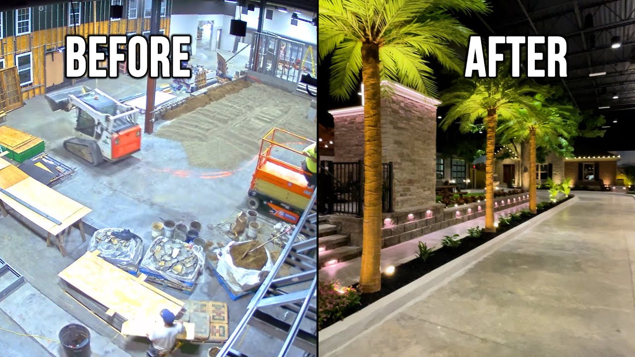Showroom building progress