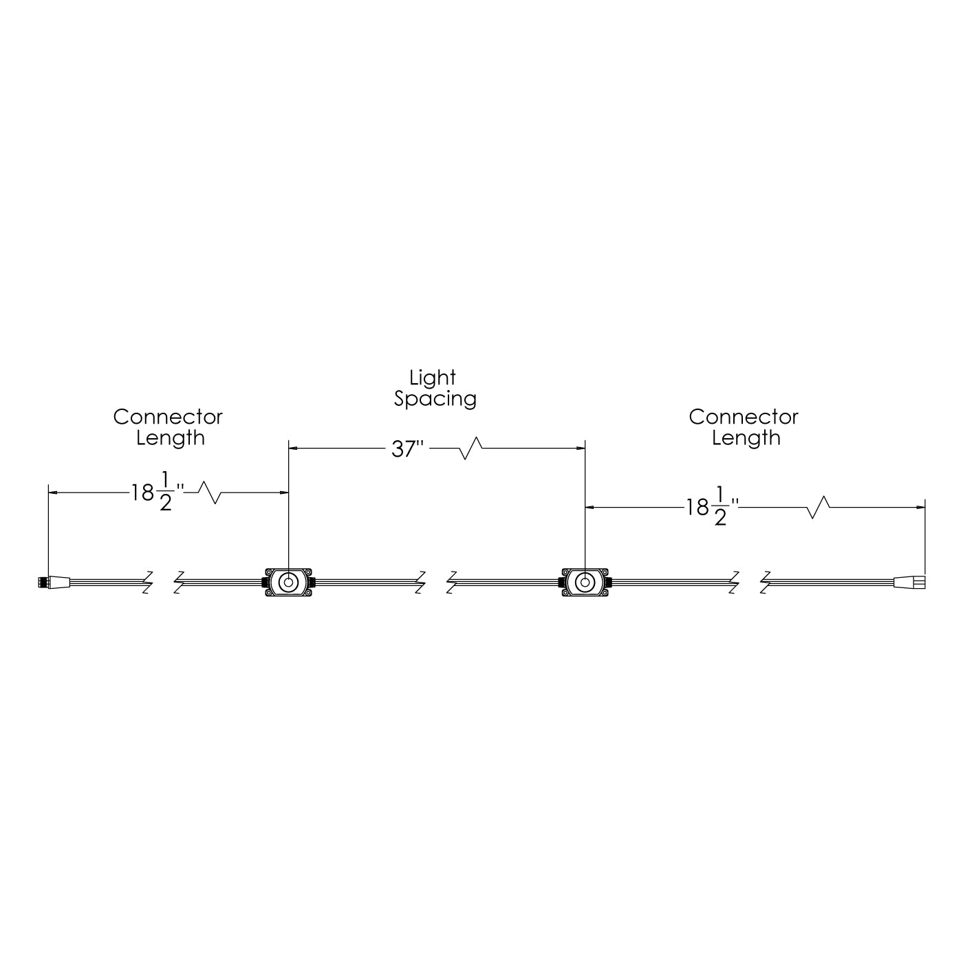 X Series Genesis Roofline Lighting – 60 Feet