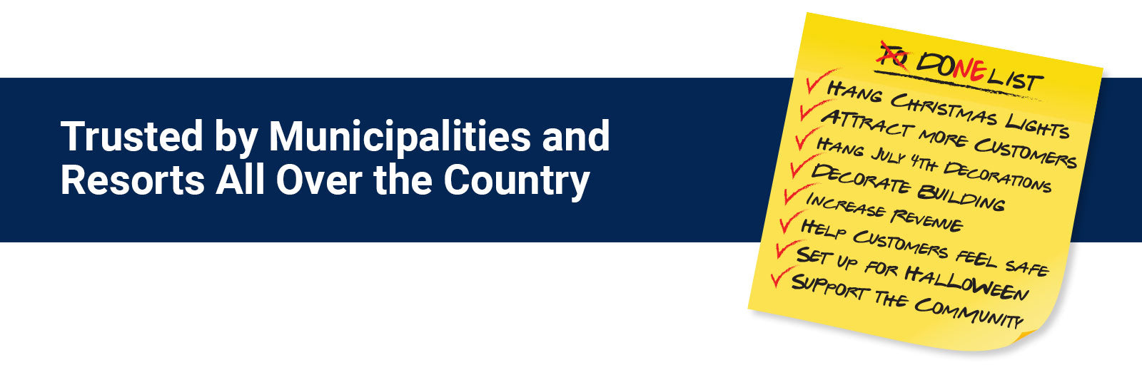 Trusted by Municipalities and Resorts All Over the Country