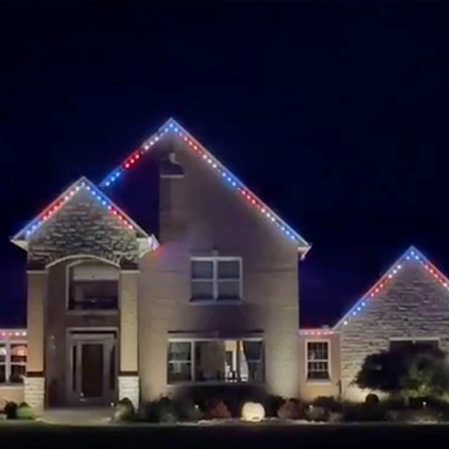 A large-sized home with Haven Classic lighting installation.