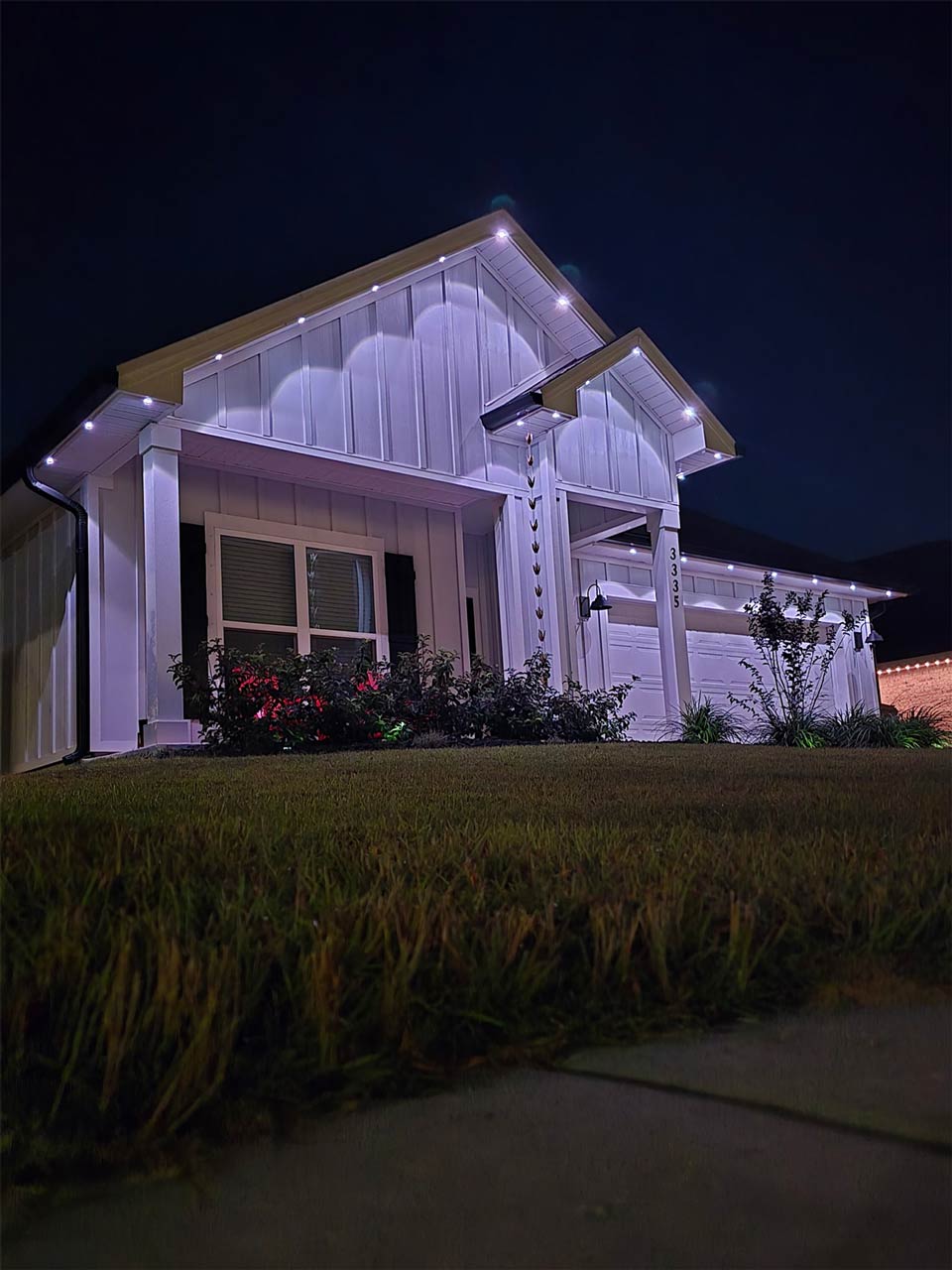 A small home with Haven Genesis lighting installation.
