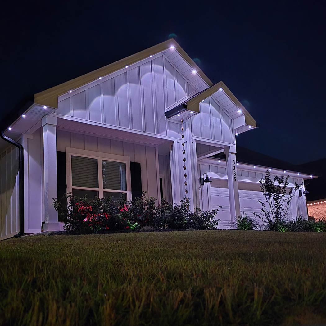 A small home with Haven Genesis lighting installation.