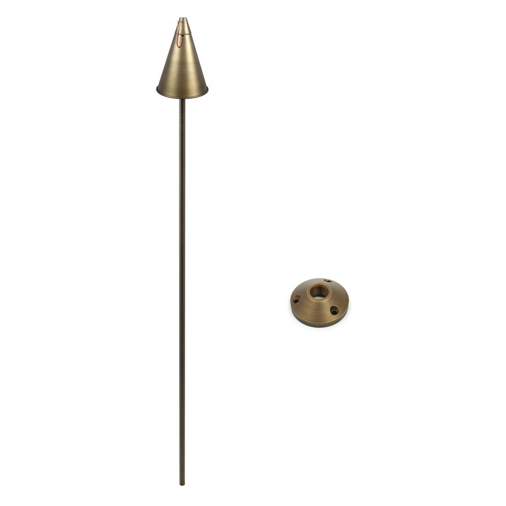 Adjustable White LED Tiki Torch Light Tiki Light Haven Lighting Surface Mount