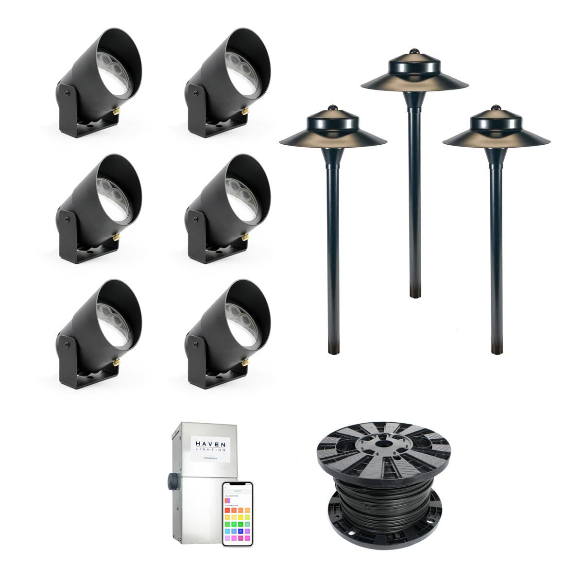 9 Series Full Color 6-Up/3-Path Light Package