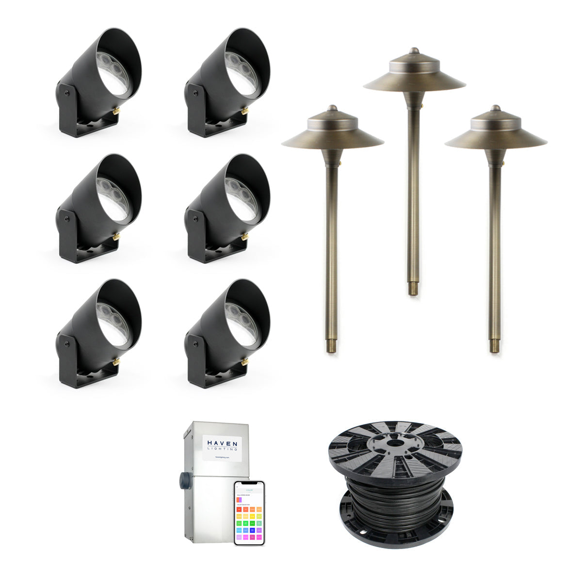 9 Series Full Color 6-Up/3-Path Light Package
