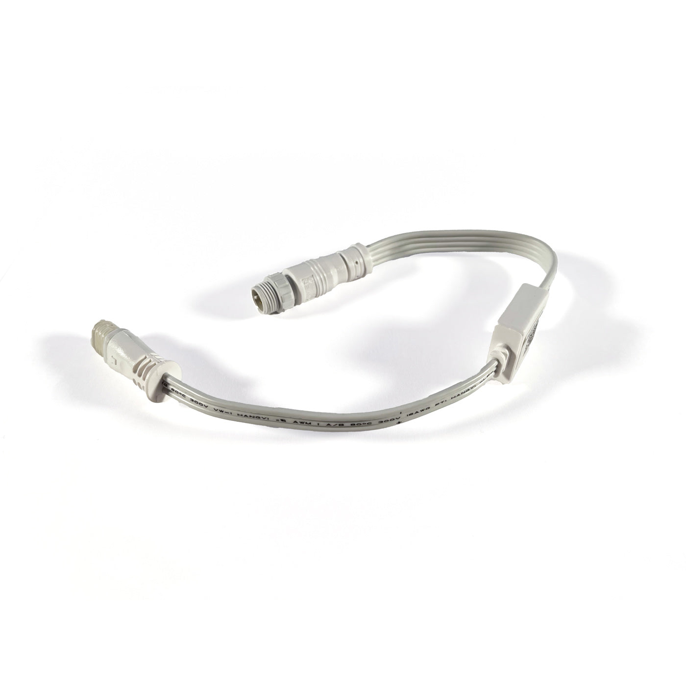 Metallic hose or pipe on a white background