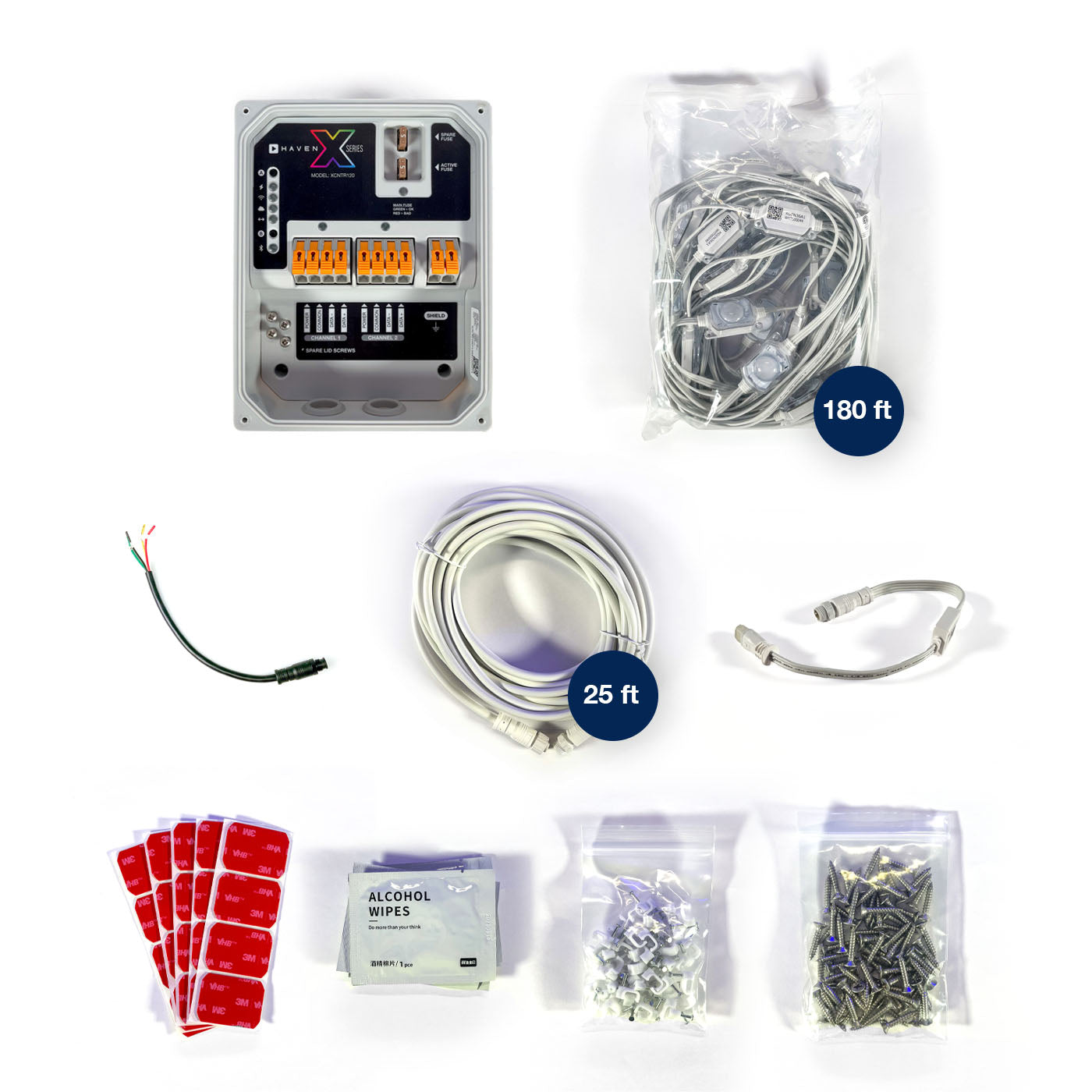 X Series Genesis 180 ft Roofline Lighting Kit